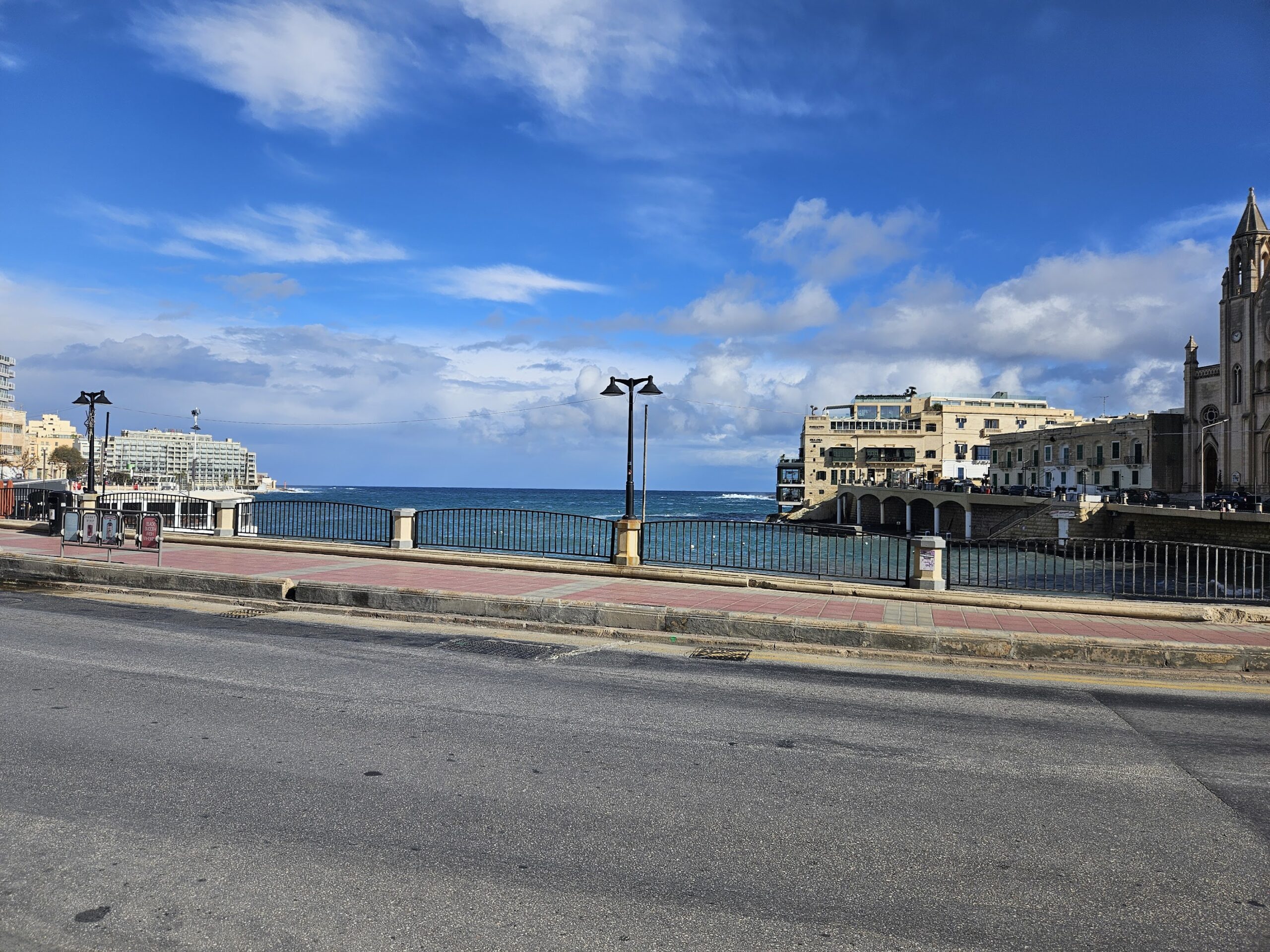 Malta's Grand Harbour with the dome of the Basilica of Our Lady of Mount Carmel